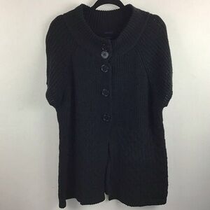 Faded Glory button front short sleeve sweater. Size 1X (16 W)